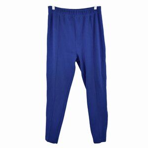VINTAGE PRONTO GOLD ROYAL BLUE STRETCH PANTS - M